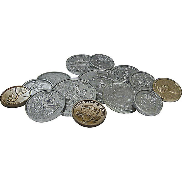 (6 Ea) Play Money Assorted Coins-Learning Materials-JadeMoghul Inc.