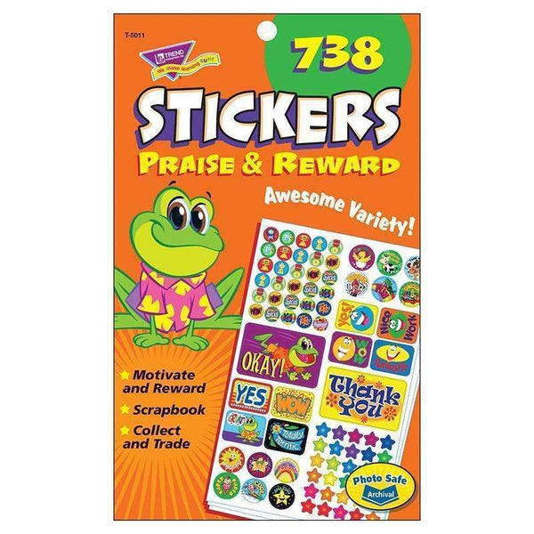 (6 EA) PRAISE & REWARD SPD STICKER-Learning Materials-JadeMoghul Inc.