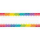 (6 EA) RAINBOW SCALLOPS NAME PLATES-Learning Materials-JadeMoghul Inc.