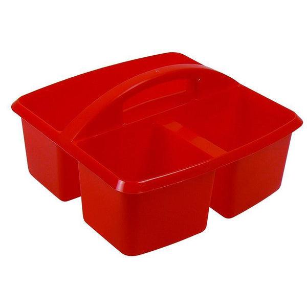 (6 EA) SMALL UTILITY CADDY RED-Arts & Crafts-JadeMoghul Inc.