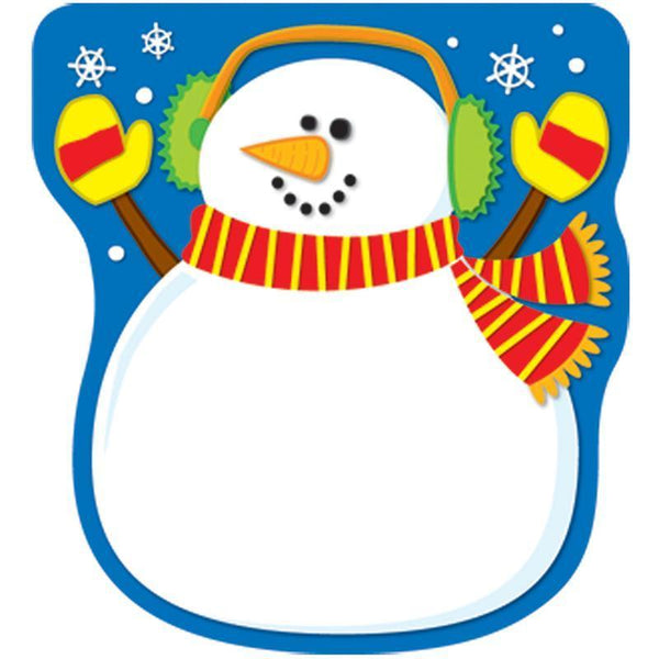 (6 EA) SNOWMAN NOTEPAD-Learning Materials-JadeMoghul Inc.