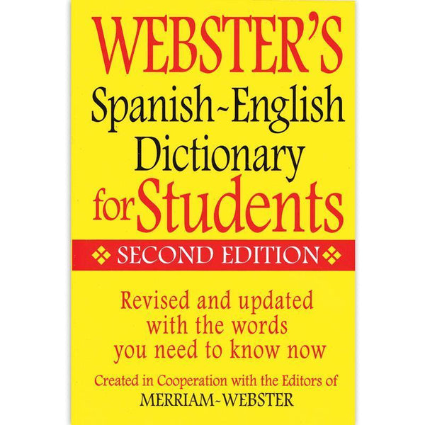 (6 EA) WEBSTERS SPANISH ENGLISH-Learning Materials-JadeMoghul Inc.