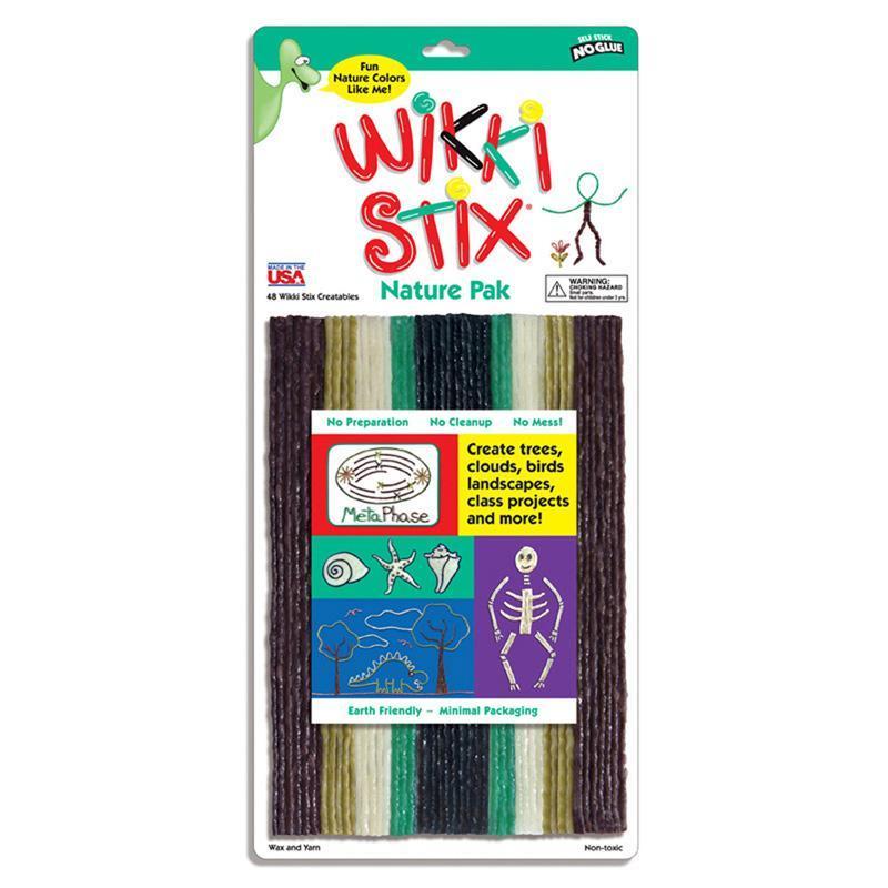 (6 Ea) Wikki Stix Nature Colors-Learning Materials-JadeMoghul Inc.