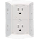 6-Outlet In-Wall Adapter-Surge Protectors-JadeMoghul Inc.