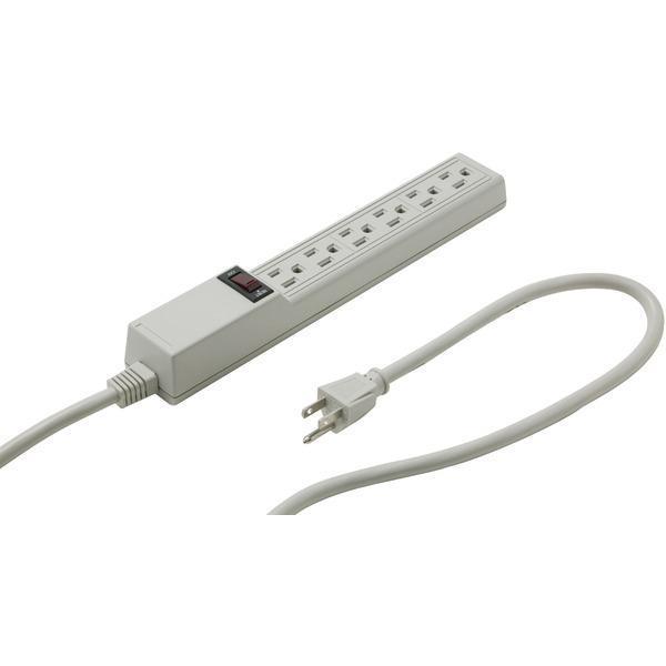 6-Outlet Surge-Protected Power Strip-Power Strips-JadeMoghul Inc.