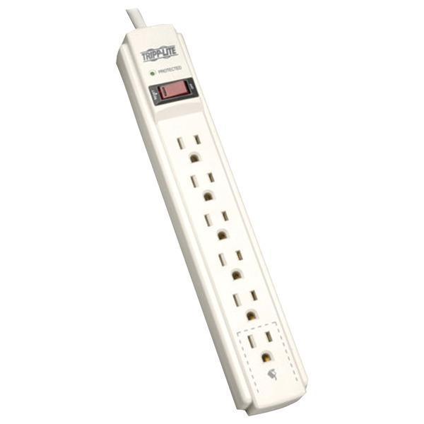 6-Outlet Surge Protector (4ft Cord)-Surge Protectors-JadeMoghul Inc.