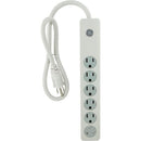 6-Outlet Surge Protector with 3ft Cord-Power Strips-JadeMoghul Inc.
