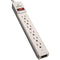 6-Outlet Surge Protector;(Telephone & DSL Protection, 4ft Cord)-Surge Protectors-JadeMoghul Inc.