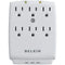 6-Outlet Wall-Mount Surge Protector-Surge Protectors-JadeMoghul Inc.