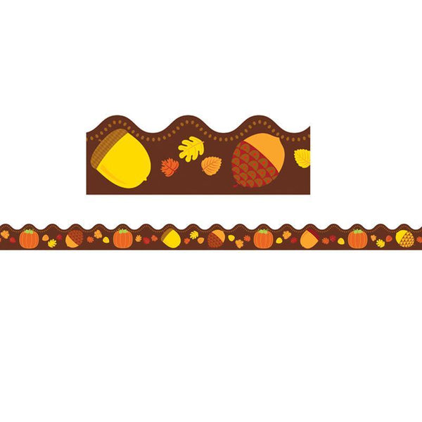 (6 PK) ACORNS & PUMPKINS SCALLOPED-Learning Materials-JadeMoghul Inc.