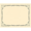 (6 PK) ARABESQUE BORDER PAPER BLACK-Supplies-JadeMoghul Inc.
