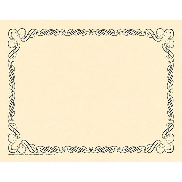(6 PK) ARABESQUE BORDER PAPER BLACK-Supplies-JadeMoghul Inc.