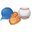 (6 PK) BASEBALL ASSORTED CUT OUTS-Learning Materials-JadeMoghul Inc.