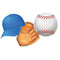 (6 PK) BASEBALL ASSORTED CUT OUTS-Learning Materials-JadeMoghul Inc.