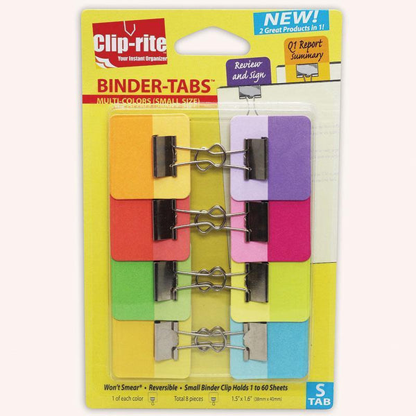 (6 PK) BINDER TABS ASSTD COLORS-Supplies-JadeMoghul Inc.