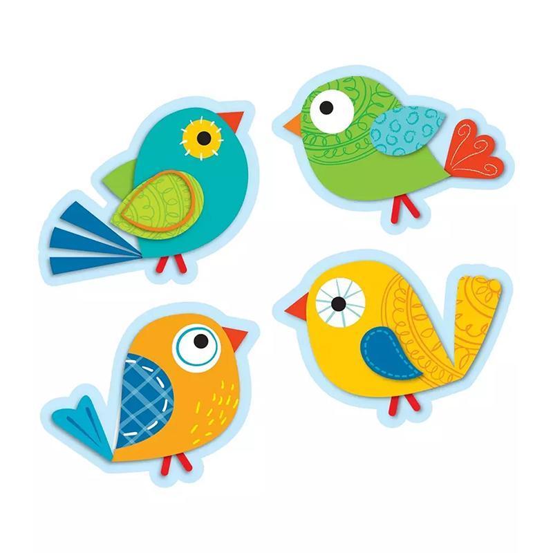 (6 PK) BOHO BIRDS CUT OUTS-Learning Materials-JadeMoghul Inc.