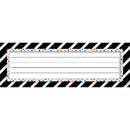 (6 PK) BOLD STRIPES/DOTS NAMEPLATES-Learning Materials-JadeMoghul Inc.