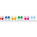 (6 PK) BORDER COLORFUL HANDPRINTS-Learning Materials-JadeMoghul Inc.