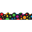 (6 PK) BORDER RAINBOW DOTS STRAIGHT-Learning Materials-JadeMoghul Inc.