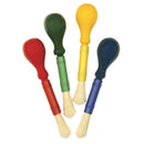 (6 PK) BULB HANDLE BRUSH ASST CLRS-Arts & Crafts-JadeMoghul Inc.