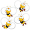 (6 PK) BUZZ-WORTHY BEES COLORFUL-Learning Materials-JadeMoghul Inc.