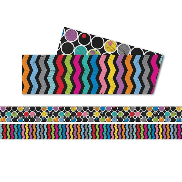 (6 PK) COLORFUL CHALKBOARD STRAIGHT-Learning Materials-JadeMoghul Inc.