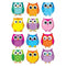 (6 PK) COLORFUL OWLS CUT OUTS 36-Learning Materials-JadeMoghul Inc.