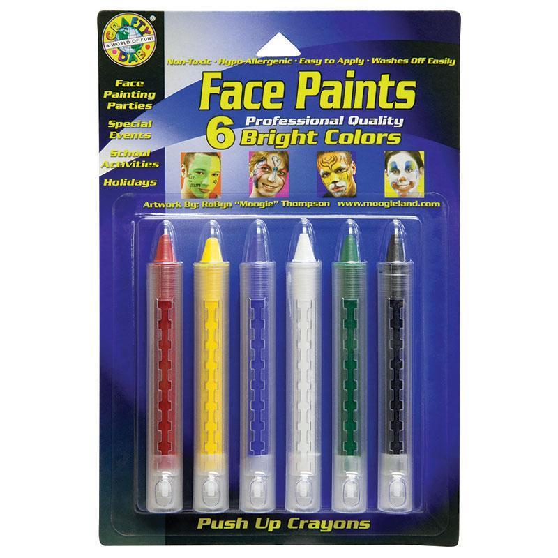 (6 PK) CRAFTY DAB PUSH-UP FACE-Arts & Crafts-JadeMoghul Inc.