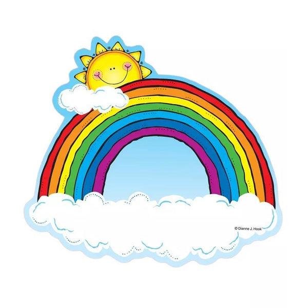 (6 PK) CUT OUTS RAINBOWS-Learning Materials-JadeMoghul Inc.