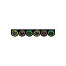 (6 PK) DOTS ON BLACK APPLES BORDER-Learning Materials-JadeMoghul Inc.