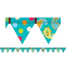 (6 PK) DOTS ON TURQUOISE PENNANT-Learning Materials-JadeMoghul Inc.