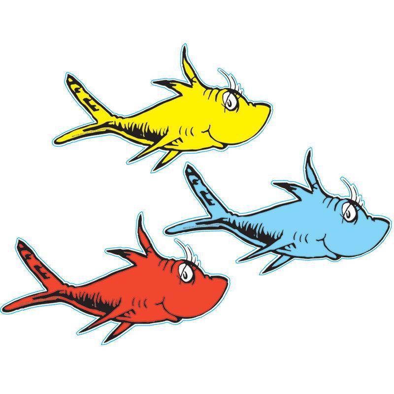 (6 PK) DR SEUSS ONE FISH TWO FISH-Learning Materials-JadeMoghul Inc.