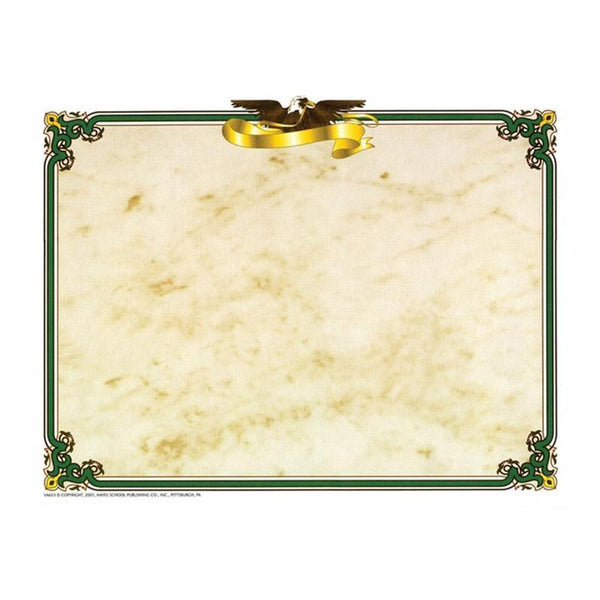 (6 PK) EAGLE CERTIFICATE BORDER/-Supplies-JadeMoghul Inc.