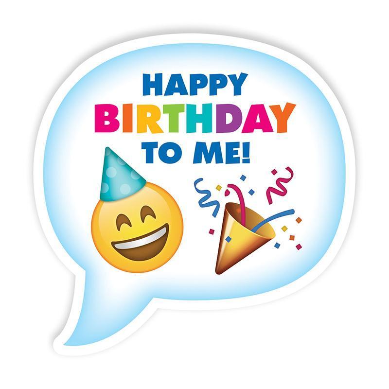 (6 PK) EMOJI FUN BIRTHDAY BADGES-Learning Materials-JadeMoghul Inc.