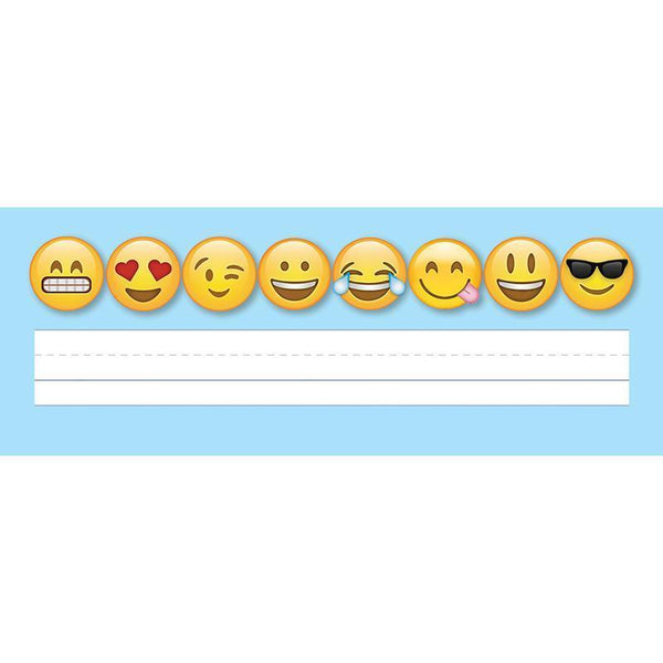 (6 PK) EMOJI FUN NAME PLATES-Learning Materials-JadeMoghul Inc.