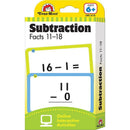 (6 PK) FLASHCARD SET SUBTRACTION-Learning Materials-JadeMoghul Inc.