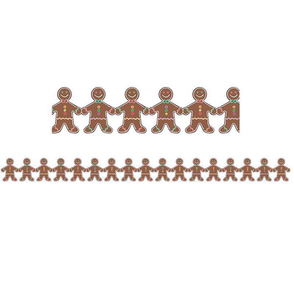 (6 PK) GINGERBREAD MEN BORDER-Arts & Crafts-JadeMoghul Inc.