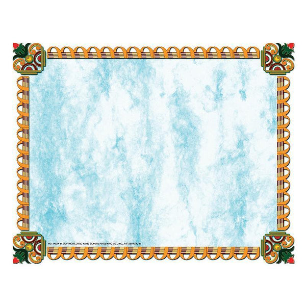 (6 PK) GOLD BORDER CERTIFICATE-Supplies-JadeMoghul Inc.