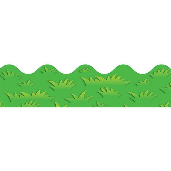 (6 PK) GRASS SCALLOPED BORDER-Learning Materials-JadeMoghul Inc.