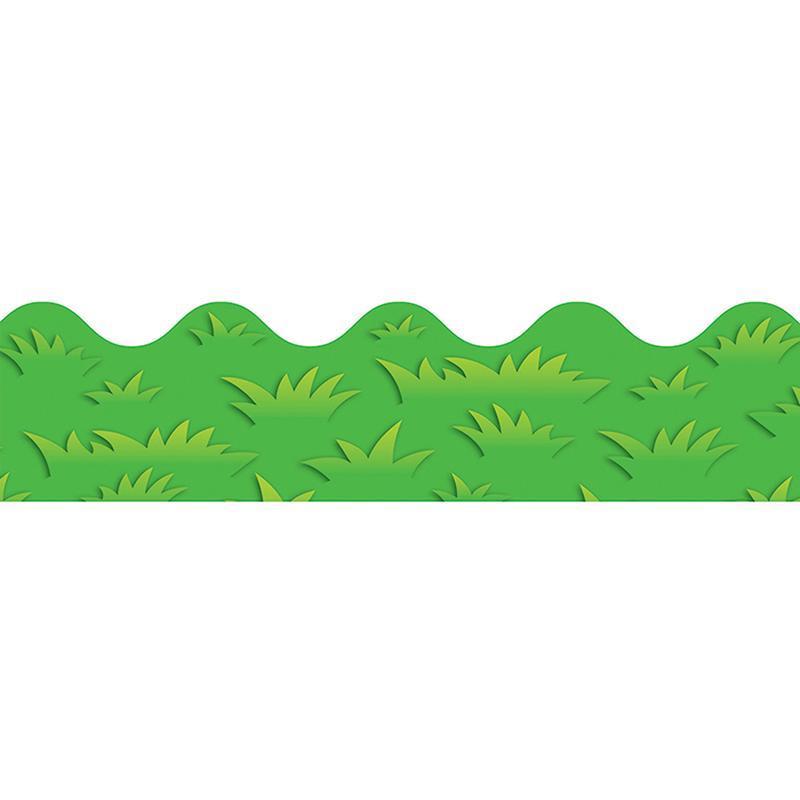 (6 PK) GRASS SCALLOPED BORDER-Learning Materials-JadeMoghul Inc.