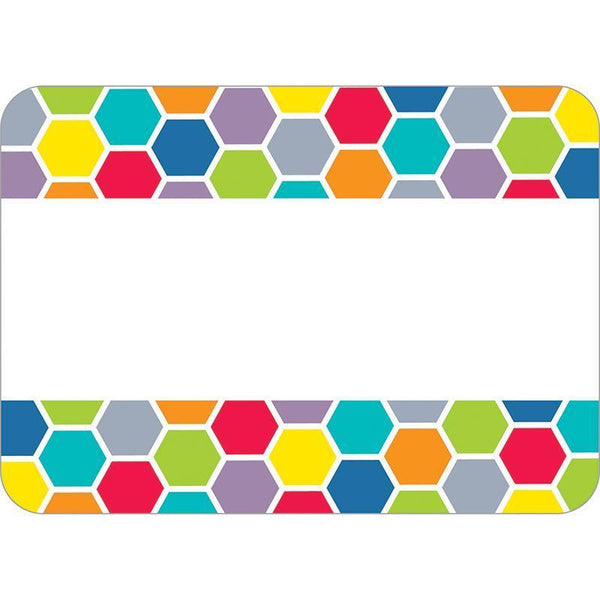 (6 PK) HEXAGON NAME TAGS-Learning Materials-JadeMoghul Inc.