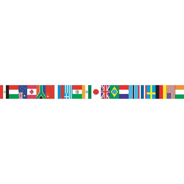 (6 PK) INTERNATIONAL FLAGS-Learning Materials-JadeMoghul Inc.