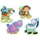 (6 PK) JUNGLE ANIMALS ACCENTS-Learning Materials-JadeMoghul Inc.