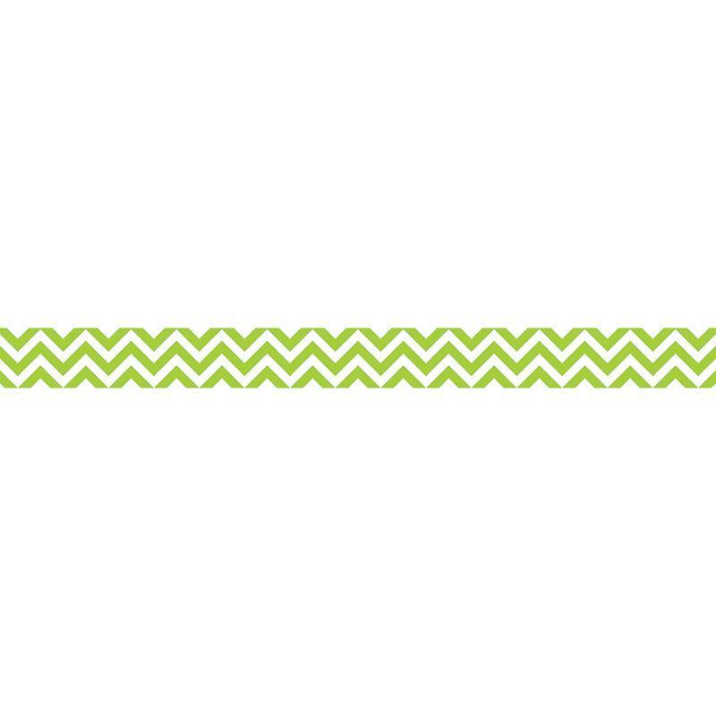 (6 PK) LIME GREEN CHEVRON BORDER-Learning Materials-JadeMoghul Inc.