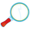 (6 PK) MAGNIFYING GLASS ACCENTS-Learning Materials-JadeMoghul Inc.