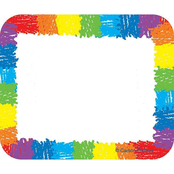 (6 PK) NAME TAGS RAINBOW KID-DRAWN-Learning Materials-JadeMoghul Inc.