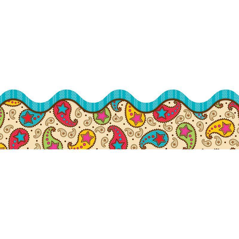 (6 PK) PAISLEY POWER BORDER-Learning Materials-JadeMoghul Inc.