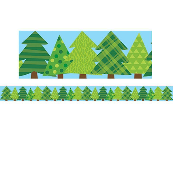 (6 PK) PINE TREES BORDER NO 3-Learning Materials-JadeMoghul Inc.