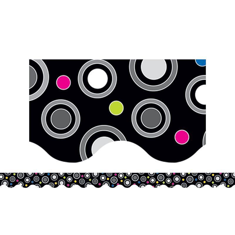 (6 PK) POLKA DOT PARTY WAVY BORDER-Learning Materials-JadeMoghul Inc.