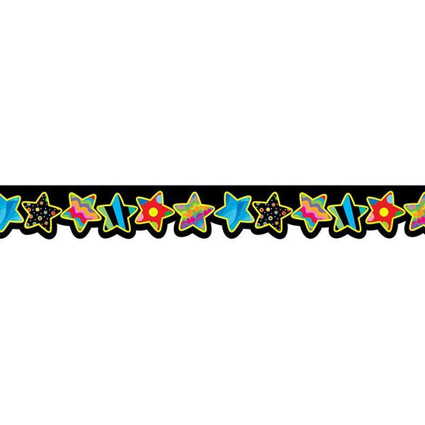 (6 PK) POPPIN PATTERNS STARS BORDER-Learning Materials-JadeMoghul Inc.